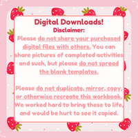 Strawberry Summer Digital Activity Book