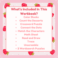 Strawberry Summer Digital Activity Book