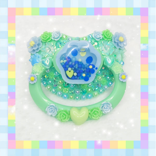 Blue and Green Paw