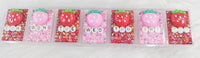Pink and Red Strawberry Pill Container