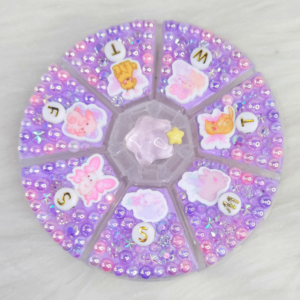 Fairy and Kitty Pill Container (Star)