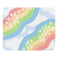 Clouds and Rainbows Mouse Pad