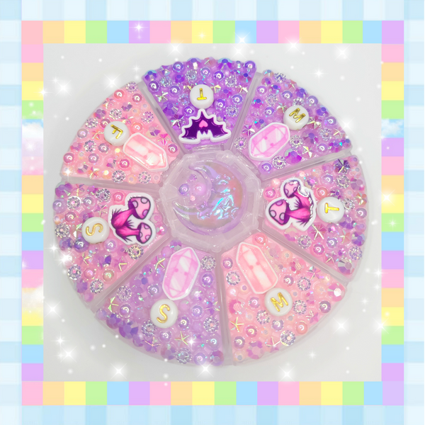 Mystical Crystal Pill Container